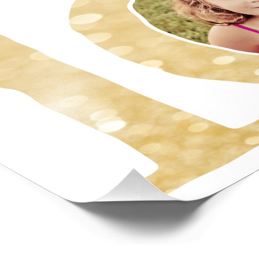 10歳の男の子パーソナライズされた女の子フォトキープサケ フォトプリント            (角)