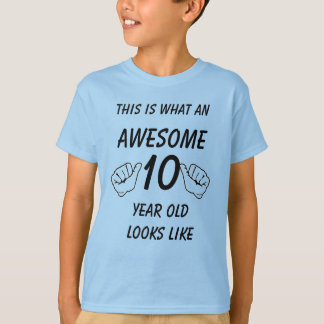 10歳の素晴らし人はこうだ Tシャツ