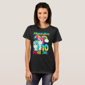 10歳の誕生日おめでとう ユニコーン ガール かわいい Tシャツ (正面フル)