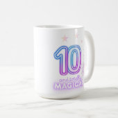 10歳の誕生日おめでとう!魔法少女 コーヒーマグカップ (正面右)