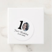 10歳の誕生日はっきりしたフォトレター子供の名前の日付st フェイバータグ (インサイチュ)