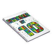 10歳の誕生日ギフト年齢10ビルドブロックBri ノートブック (右側)