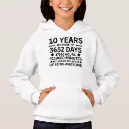 10歳の誕生日クリスマスTシャツ . ホリデーTシャツ