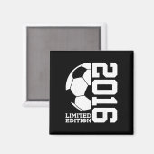 10歳の誕生日サッカー限定版 2016 _1 マグネット (正面/裏面)