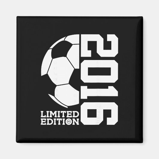 10歳の誕生日サッカー限定版 2016 _1 マグネット (正面)