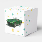 10歳の誕生日パーティグリーンレーシングカー フェイバーボックス (裏面サイド)
