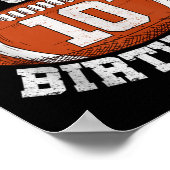10歳の誕生日プレゼント サッカー少年 ポスター (角)