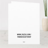 10歳の誕生日猫カード サンキューカード (裏面)