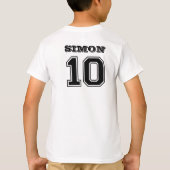 10歳の誕生日2桁の誕生日 Tシャツ (裏面)