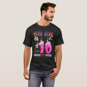 10歳の誕生日2桁10歳の女の子Bday Tシャツ (正面フル)
