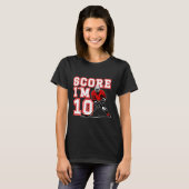 10歳の誕生日 アイスホッケー 男の子 Tシャツ (正面フル)