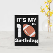 10歳の誕生日 アメリカンフットボール 10歳の誕生日 カード (黄色い花)
