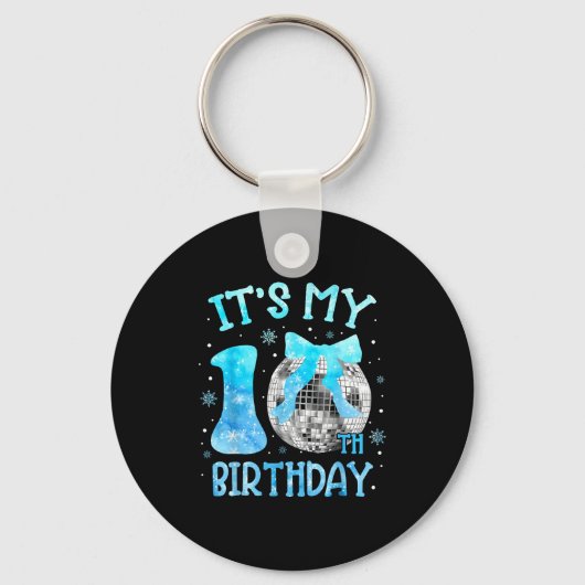 10歳の誕生日 コケット ボウ ディスコ 10歳 キーホルダー (正面)