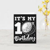 10歳の誕生日 ゴルフ好きな10歳の誕生日 おめでとう カード (黄色い花)