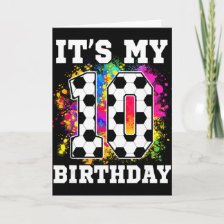10歳の誕生日 サッカー おめでとう 10歳 カード