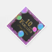 10歳の誕生日  スタンダードランチョンナプキン (角)