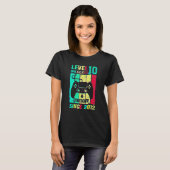 10歳の誕生日 レベル10解除 すごい 2012 ビデオ Tシャツ (正面フル)