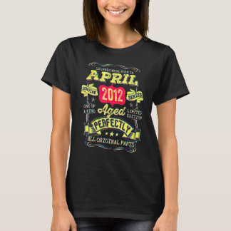 10歳の誕生日 ヴィンテージ 2012年4月 Tシャツ