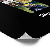 10歳の誕生日 特別な写真コラージュ ナンバー10 ポスター (角)