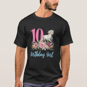 10歳の誕生日 馬 10歳 十歳の誕生日 おめでとう 10歳の誕生日の女の子 Tシャツ