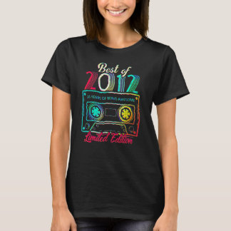 10歳の誕生日 2012年のベスト 10周年を祝おう Tシャツ