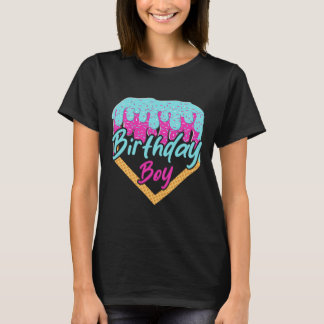 10歳アイスクリームドリップ10誕生日少年を販売 Tシャツ