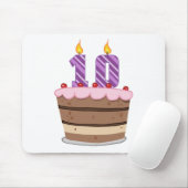 10歳オンお誕生日ケーキ マウスパッド (マウス)