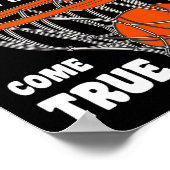 10歳ハッピー10誕生日バスケットボール10位 ポスター (角)