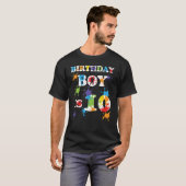 10歳ペイントボール誕生日パーティー10誕生日 Tシャツ (正面フル)