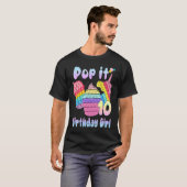 10歳ポップ・アートのの誕生日の女の子 Tシャツ (正面フル)