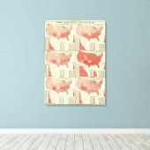 10歳以上の無学 キャンバスプリント (インサイチュ (ウッドフロア))