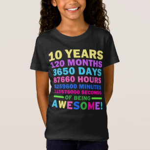 10歳素晴らしの誕生日 Tシャツ