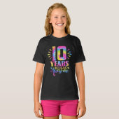 10歳素晴らし誕生日 Tシャツ (正面フル)