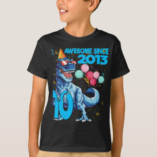 10歳10誕生日恐竜ボーイパーティー2013 Tシャツ