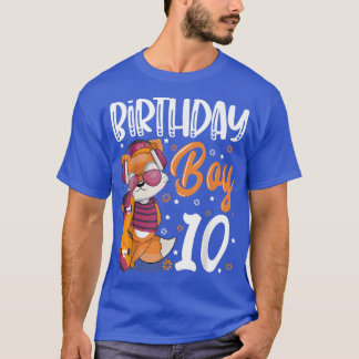 10歳10誕生日Fo恋人の男の子フォエスBiのために Tシャツ