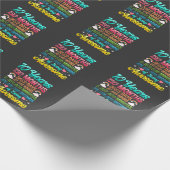 10歳120ヶ月の誕生日パーティーの虹 ラッピングペーパー (角)