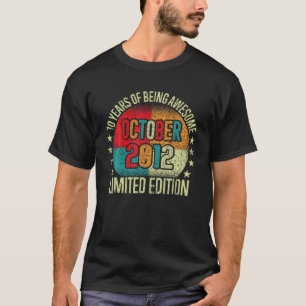 10歳2012年10月限定版10th Birt Tシャツ