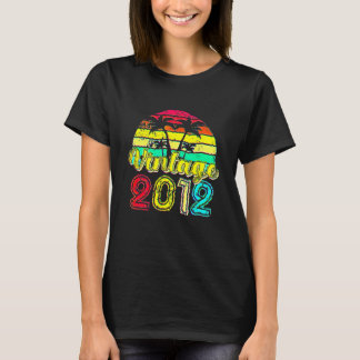 10歳 レトロ ヴィンテージ 2012年 10歳の誕生日 おとこのこ Tシャツ