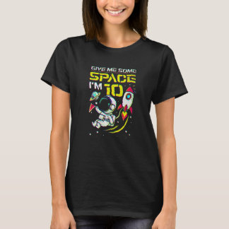 10歳 宇宙 10歳の誕生日 おとこの子 宇宙飛行士 Tシャツ