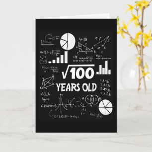 10歳Bday数学先生10誕生日ギフト カード