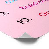 10減量ダイエットのヒント ポスター (角)