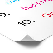 10減量ダイエットのヒント ポスター (角)