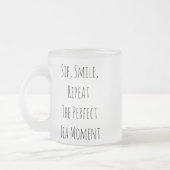 10澄んozガラスマグ フロストグラスマグカップ (左)