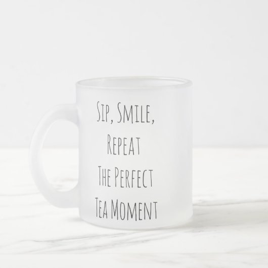 10澄んozガラスマグ フロストグラスマグカップ (左)