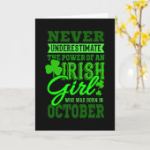 10生まれ月にアイルランドの女性が誕生日で母 カード (黄色い花)