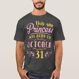 10生まれ月31日のハッピーバースデー Tシャツ