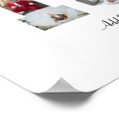 10番の写真のコラージュ ポスター (角)