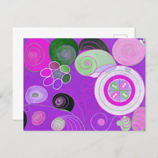 10番目に大きいグループIV、第4番(紫) ポストカード