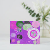 10番目に大きいグループIV、第4番(紫) ポストカード (スタンド正面)