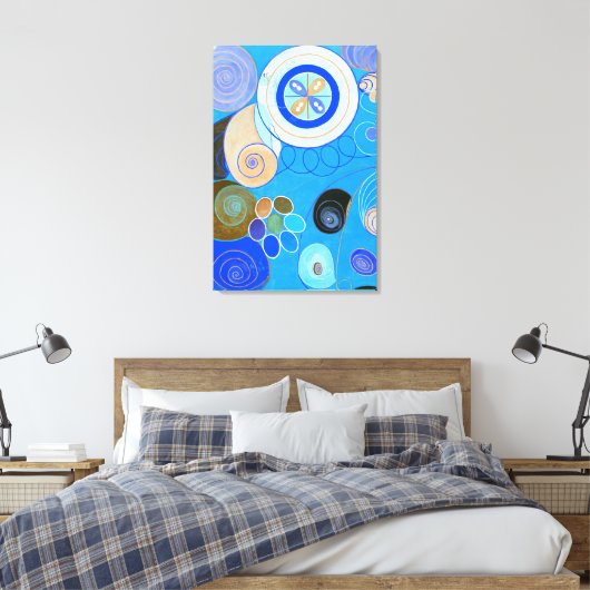 10番目に大きいグループIV、No.4 (天) キャンバスプリント (インサイチュ (寝室))